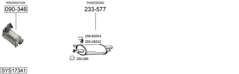 BOSAL SYS17341
