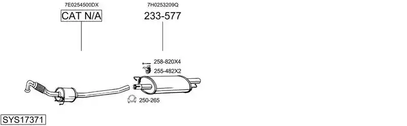 BOSAL SYS17371