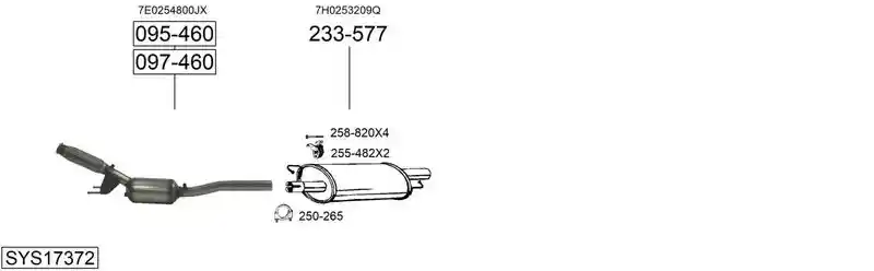 BOSAL SYS17372