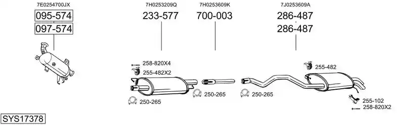 BOSAL SYS17378