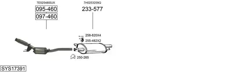BOSAL SYS17391