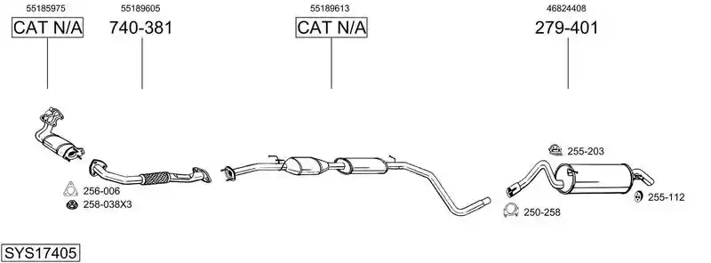 BOSAL SYS17405