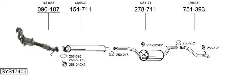 BOSAL SYS17406