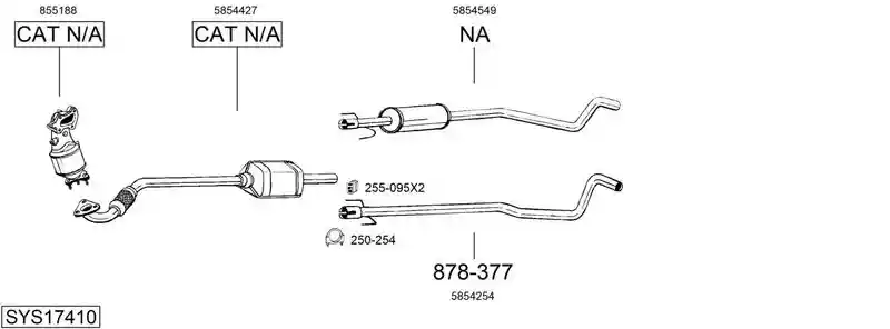 BOSAL SYS17410
