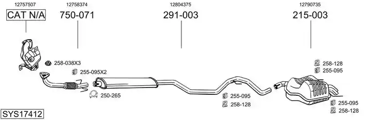 BOSAL SYS17412
