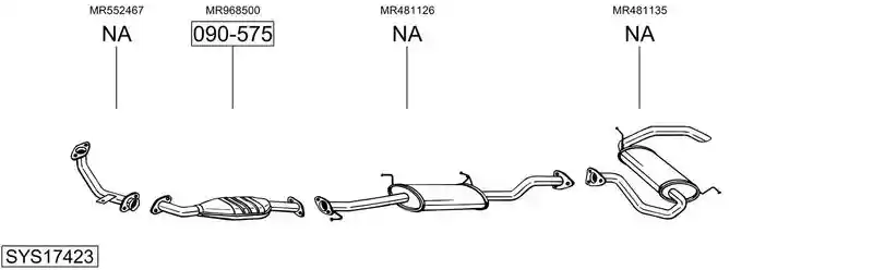 BOSAL SYS17423