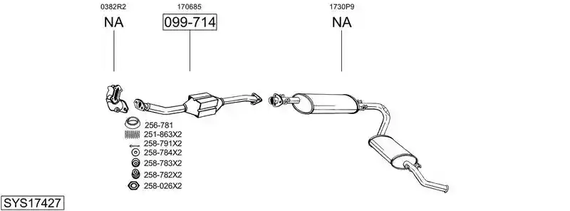 BOSAL SYS17427