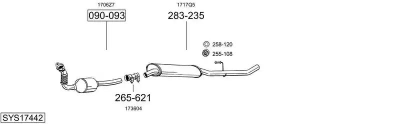 BOSAL SYS17442