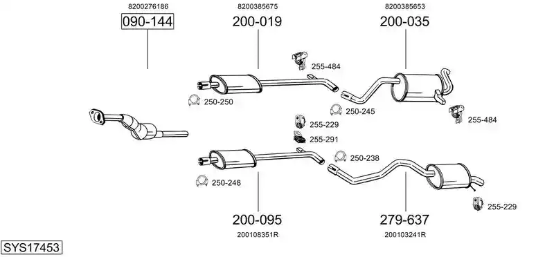 BOSAL SYS17453