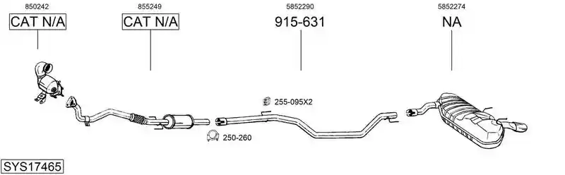 BOSAL SYS17465