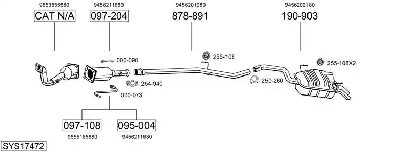 BOSAL SYS17472