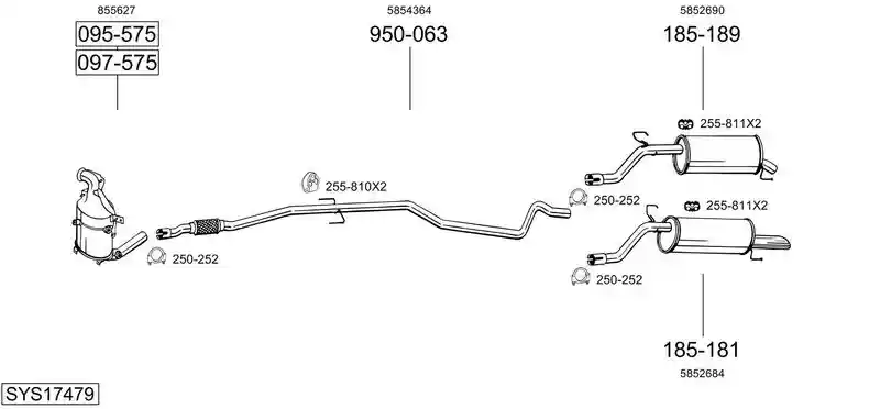 BOSAL SYS17479