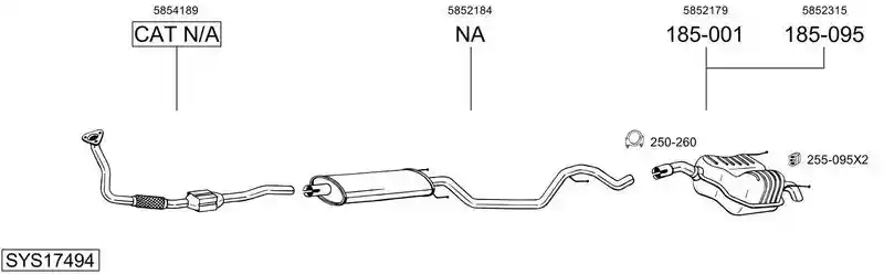 BOSAL SYS17494