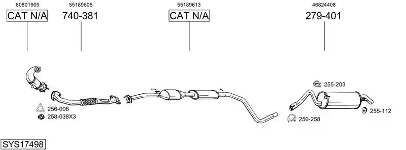 BOSAL SYS17498