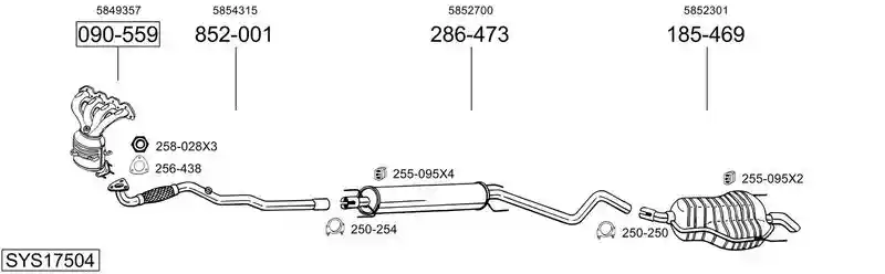 BOSAL SYS17504