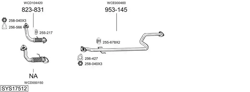 BOSAL SYS17512