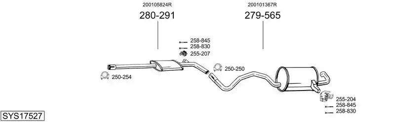 BOSAL SYS17527