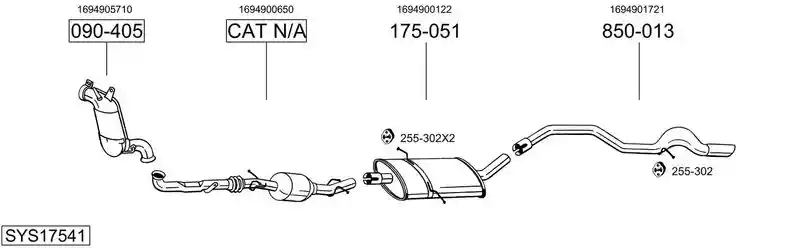 BOSAL SYS17541