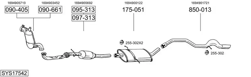 BOSAL SYS17542