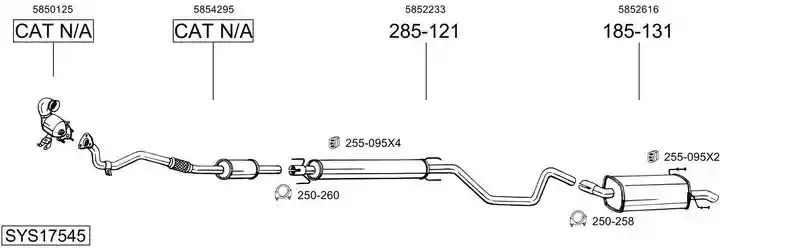 BOSAL SYS17545