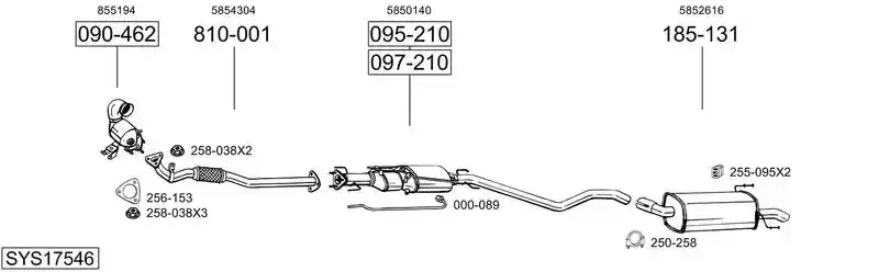 BOSAL SYS17546