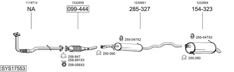 BOSAL SYS17553