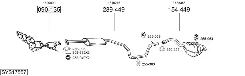 BOSAL SYS17557