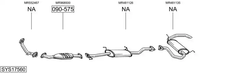 BOSAL SYS17560