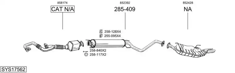 BOSAL SYS17562