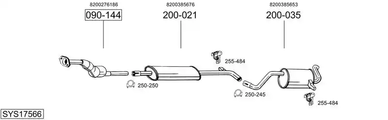 BOSAL SYS17566