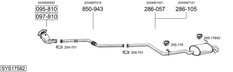 BOSAL SYS17582