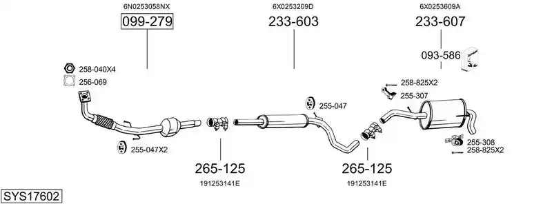 BOSAL SYS17602