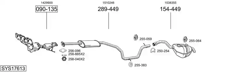 BOSAL SYS17613