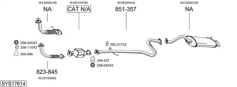 BOSAL SYS17614