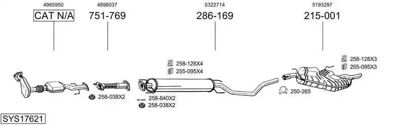 BOSAL SYS17621