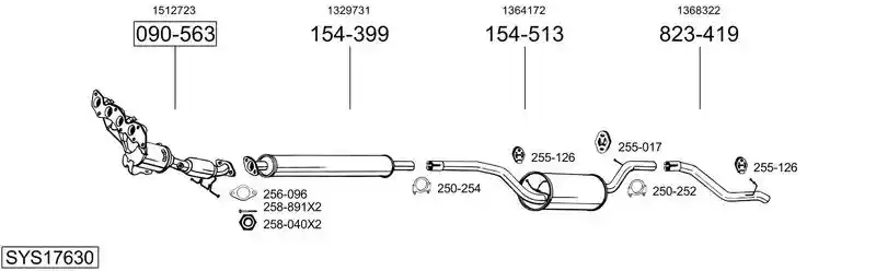 BOSAL SYS17630