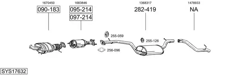 BOSAL SYS17632