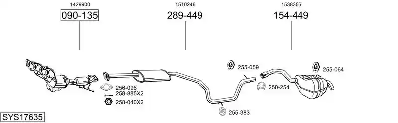 BOSAL SYS17635