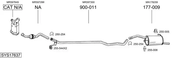 BOSAL SYS17637
