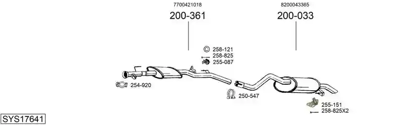 BOSAL SYS17641