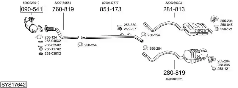 BOSAL SYS17642