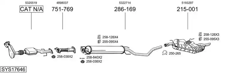 BOSAL SYS17646