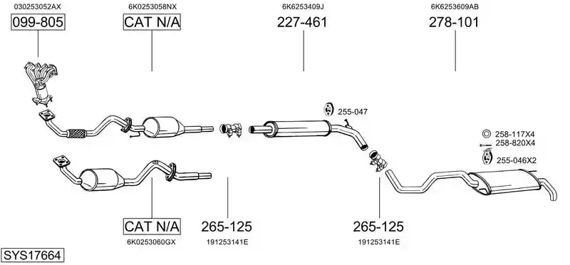 BOSAL SYS17664