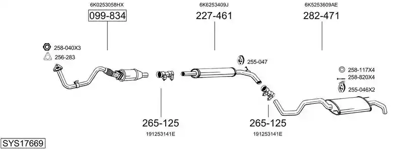 BOSAL SYS17669