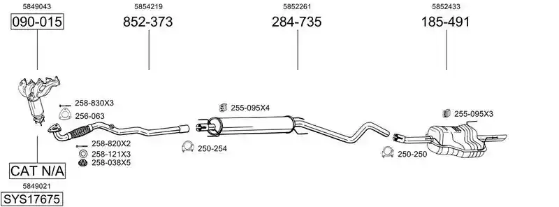 BOSAL SYS17675