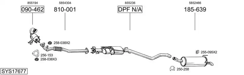 BOSAL SYS17677