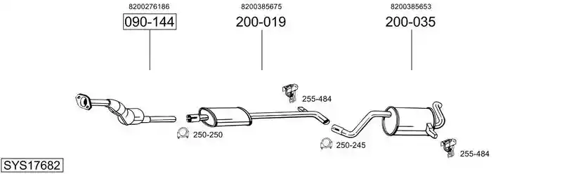 BOSAL SYS17682