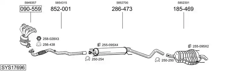 BOSAL SYS17696
