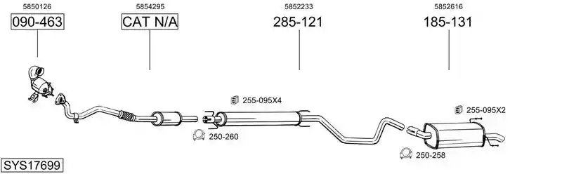 BOSAL SYS17699