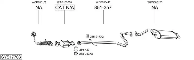 BOSAL SYS17703